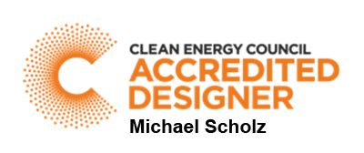 clean energy council accredited designer Michael Scholz logo