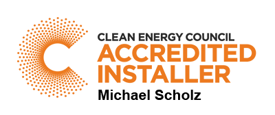 clean energy council accredited installer Michael Scholz logo