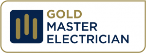 Larger Scholz Electrical Gold Master Electrician accreditation logo